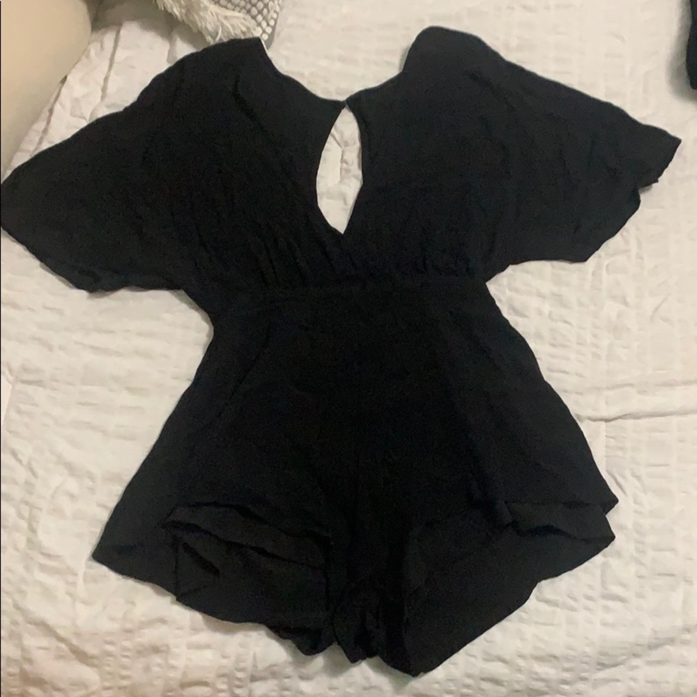 TOBI Open Back Romper